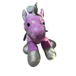 Purple & Silver Unicorn Plush